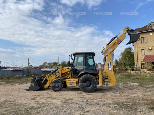 экскаватор-погрузчик 1 куб 2.5 тонны builder bl388 (разновеликие колеса)